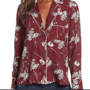 Everleigh Pajama Blouse Top
